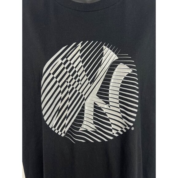 Oakley Mens New York Yankees Black T-Shirt Size Large L Cotton MLB Black New - Picture 5 of 12